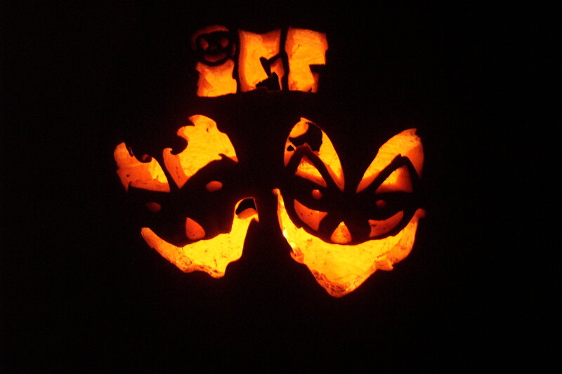 carved pumpkin faces