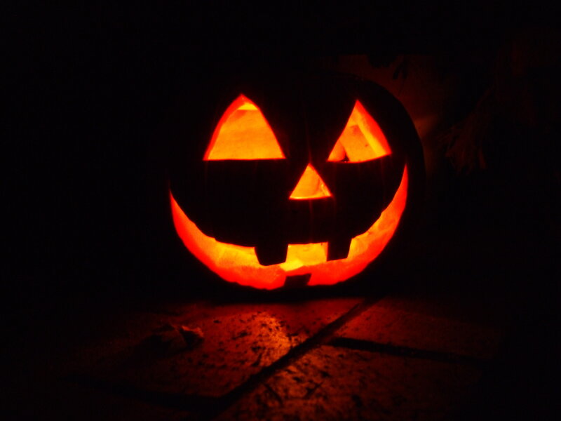 Carved Pumpkin Lantern