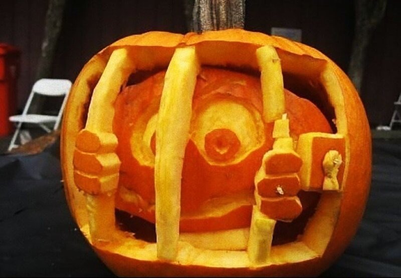 Carved Pumpkin with Character