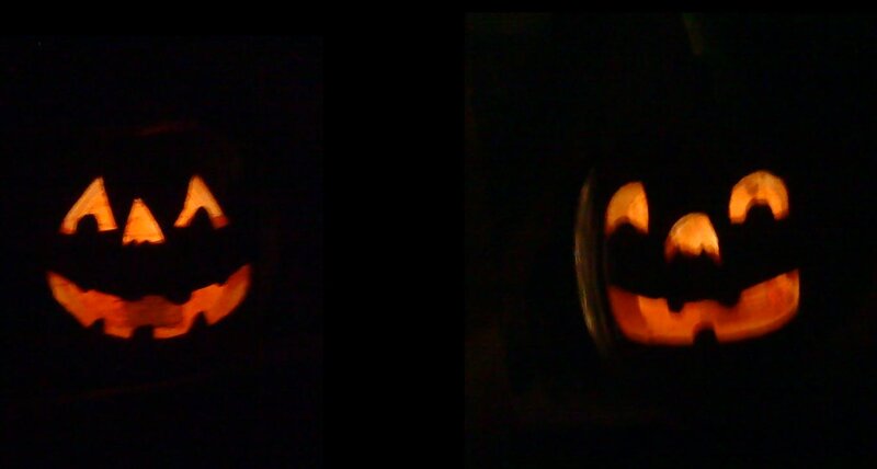 Carved Pumpkins — Black, Dark