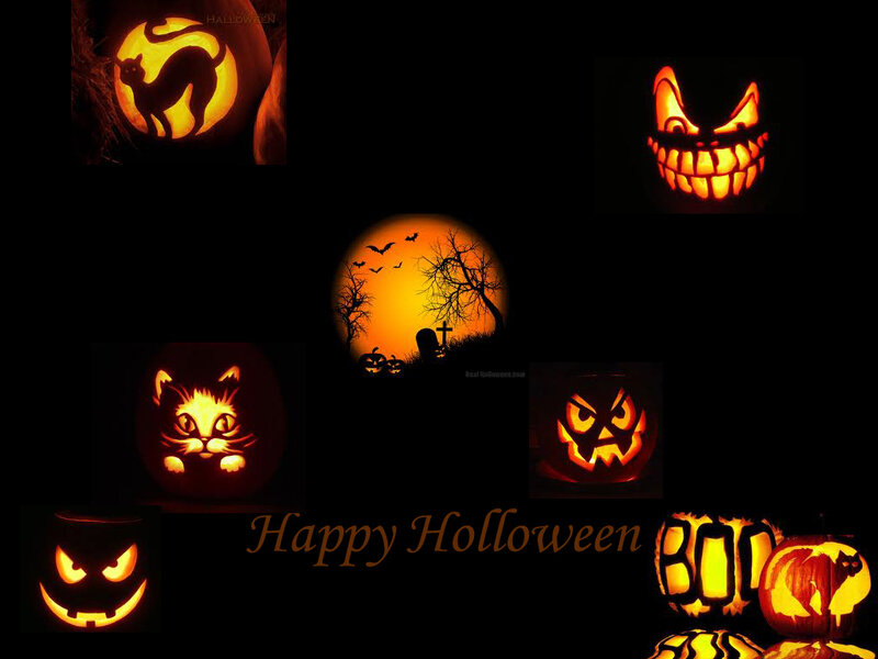 Carved Pumpkins — Black