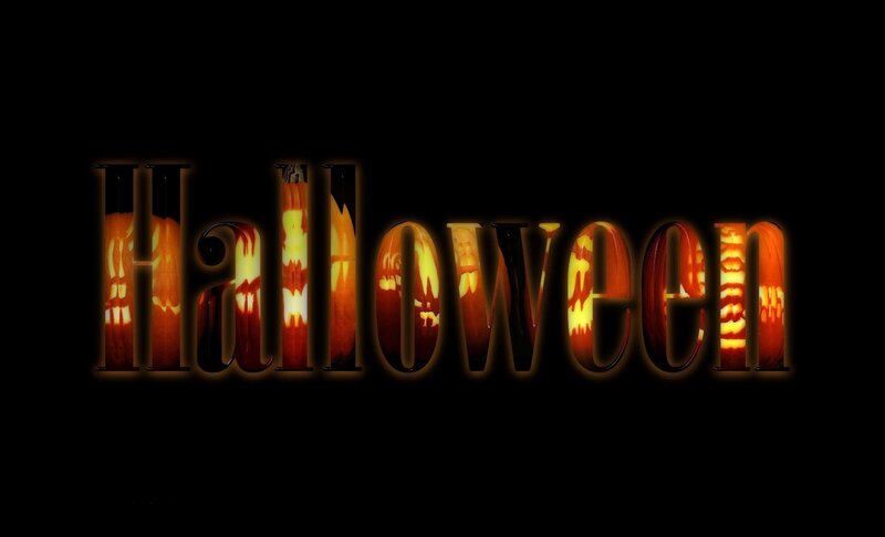 Carved Pumpkins in Text