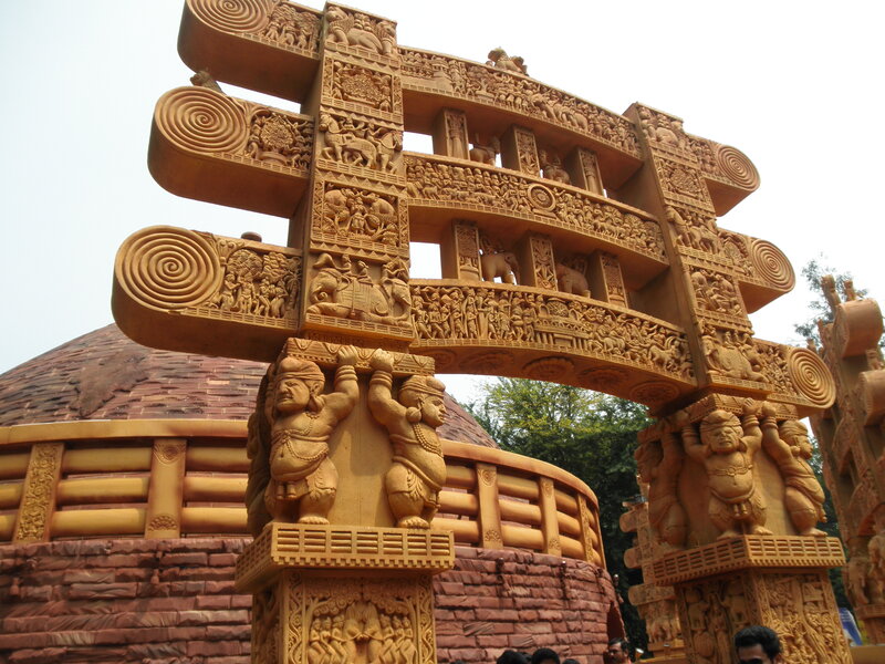 Carved Sandstone Gateway