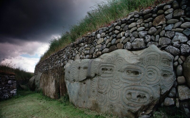 Carved Stone Face