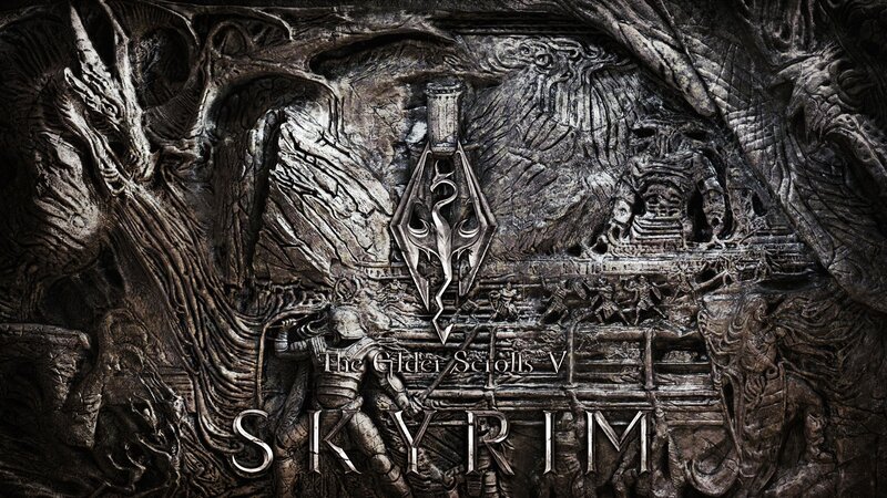 Carved Stone Relief — Black, Dramatic