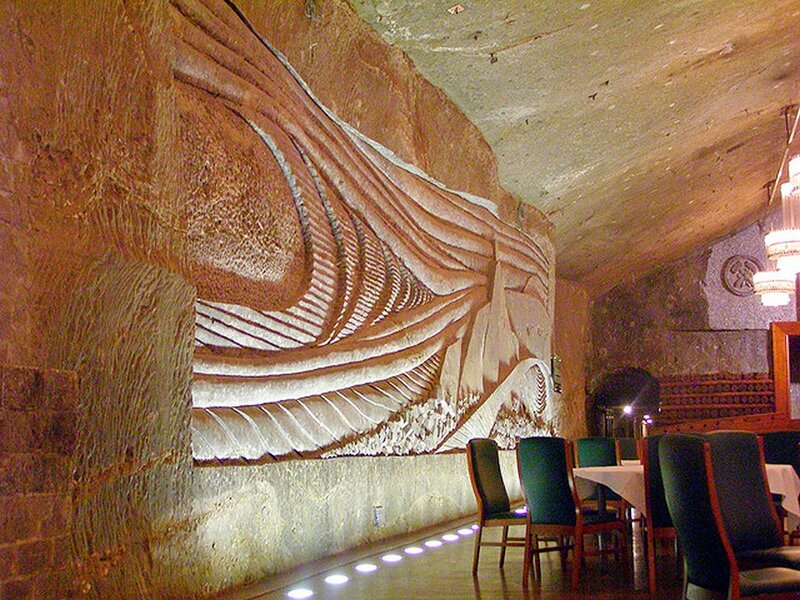 Carved Stone Wall