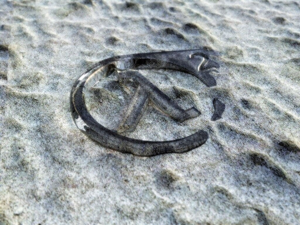 carved symbol on stone