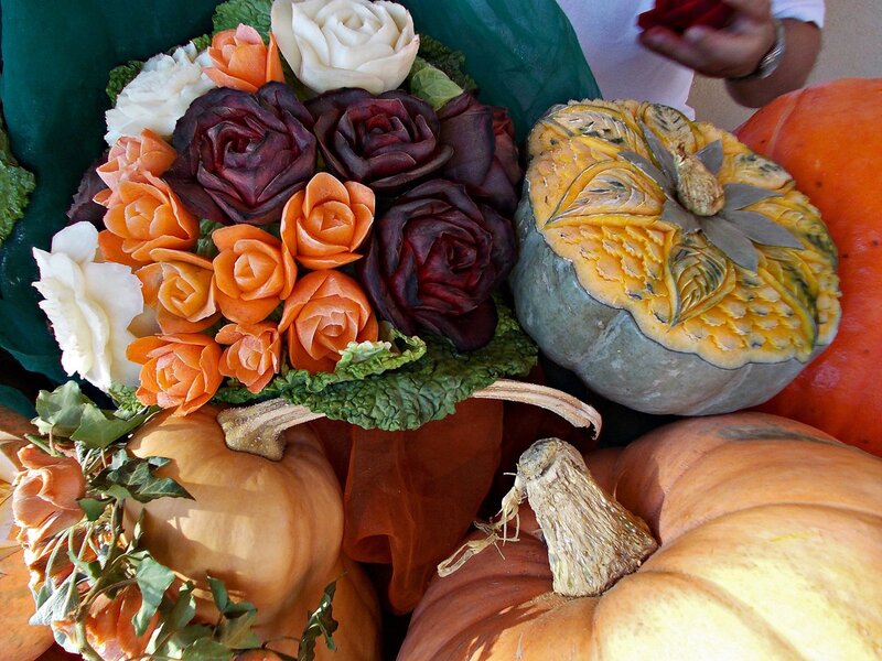 Carved Vegetable Bouquet