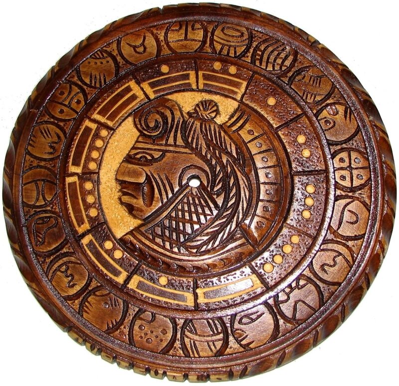 Carved Wooden Disc