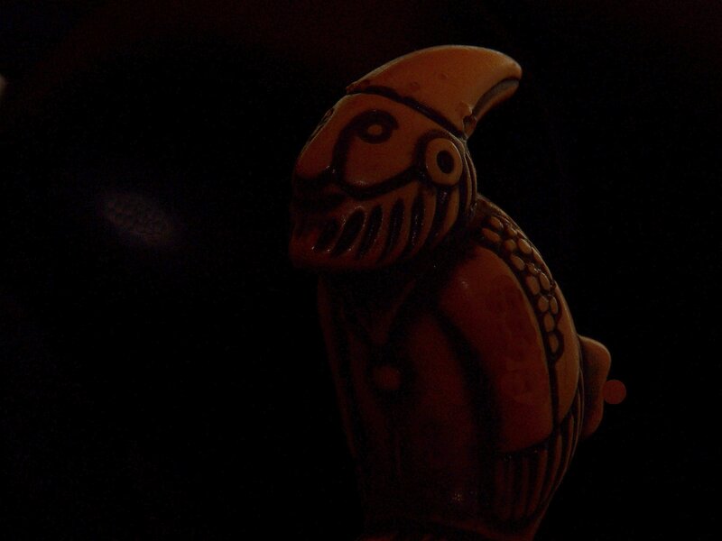 carved wooden figure