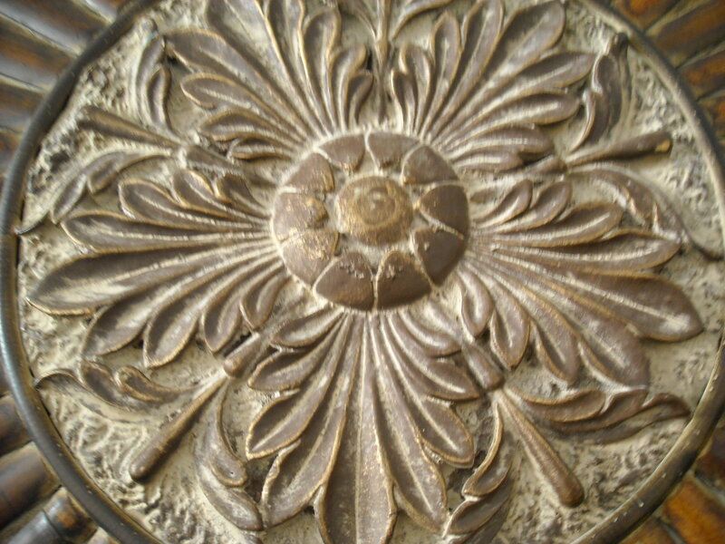 Carved Wooden Flower
