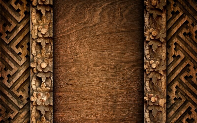 Carved Wooden Panel