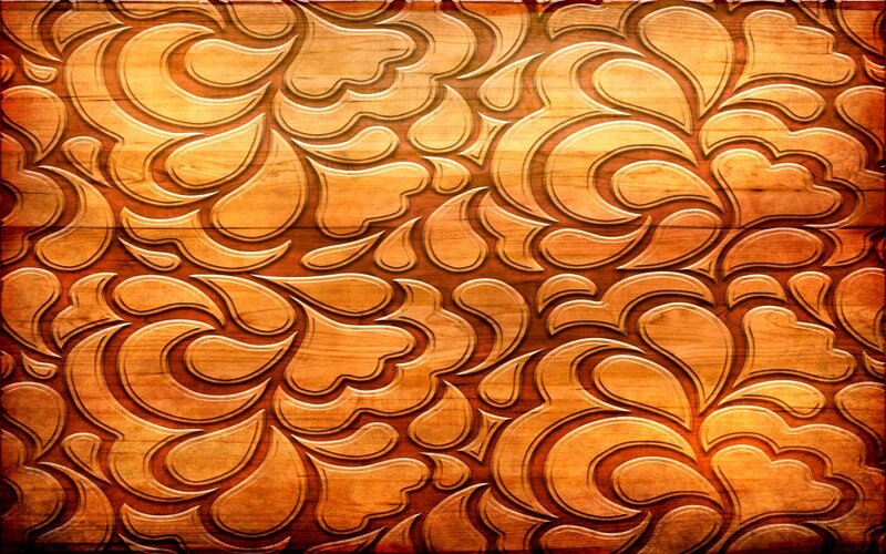 carved wooden pattern