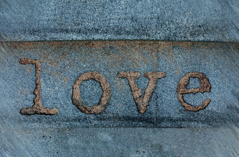 Carved Word Love