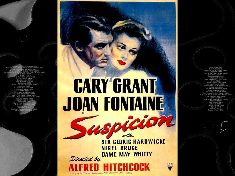 Cary Grant and Joan Fontaine