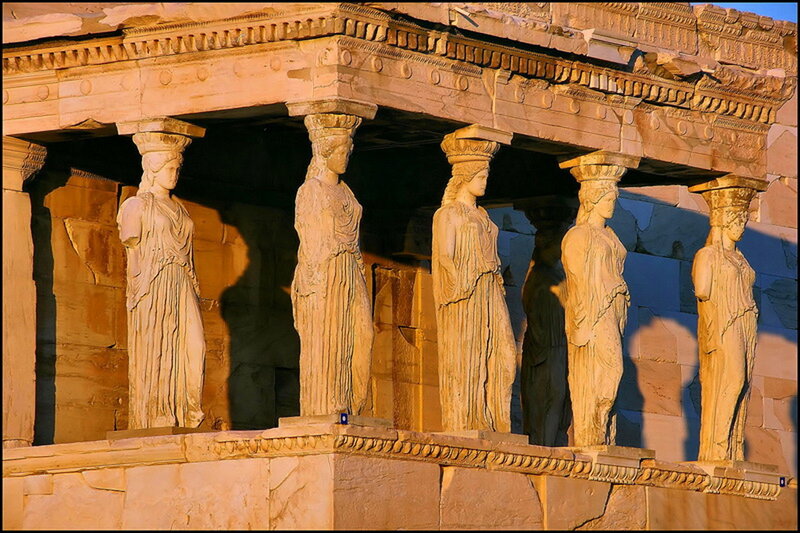 Caryatid Statues — Beige