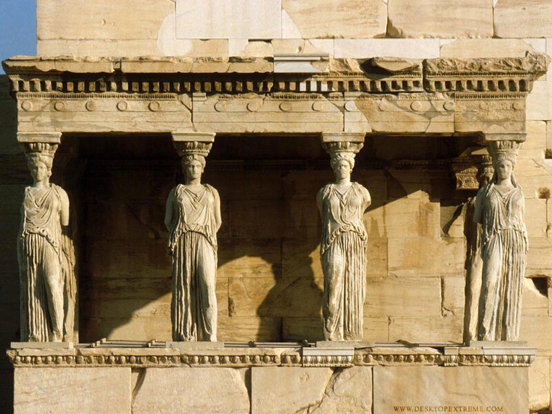 Caryatid Statues