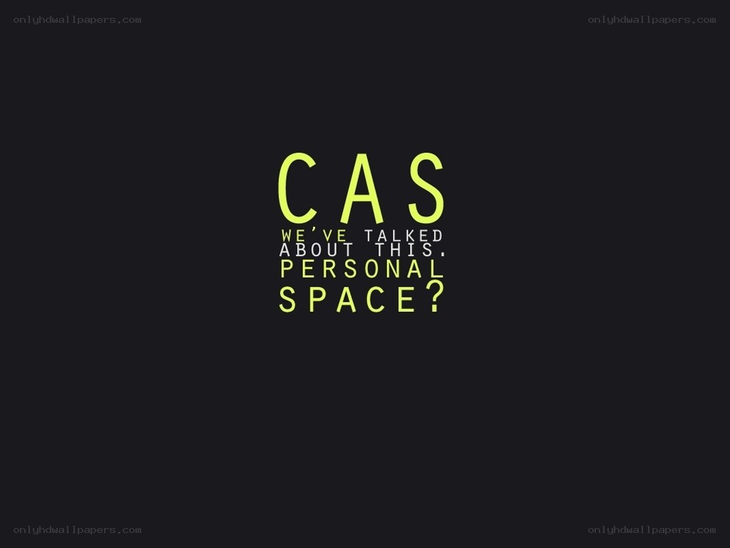 cas personal space text