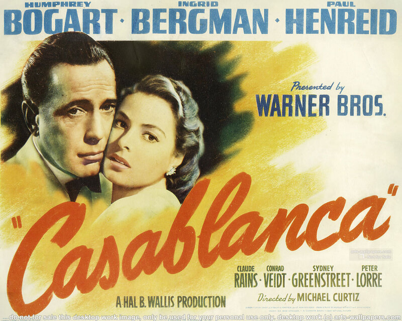 Casablanca movie poster