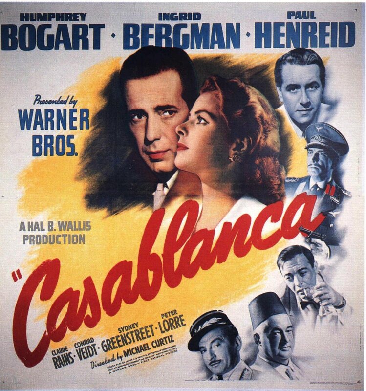 Casablanca movie poster