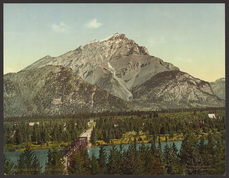 Cascade Mountain in Alberta
