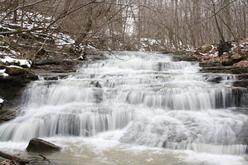Cascade Waterfall in Forest