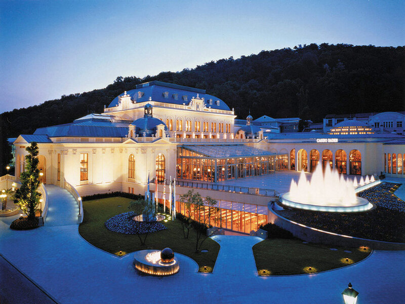 Casino Baden at dusk