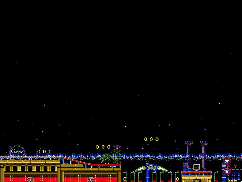 Casino Building at Night — Black