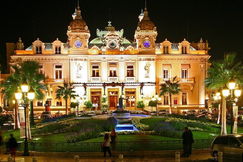 Casino de Monte-Carlo at night