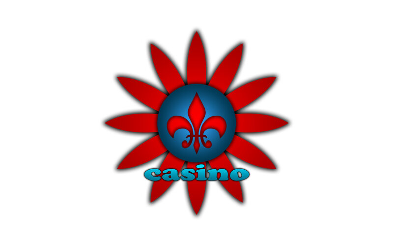 casino logo with fleur-de-lis