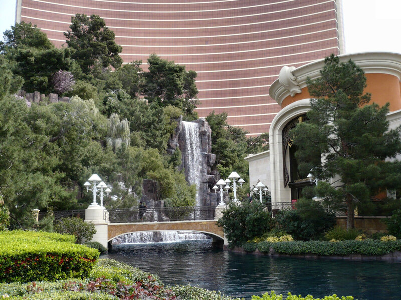 Casino Resort with Waterfall