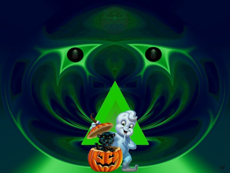 Casper and the pumpkin