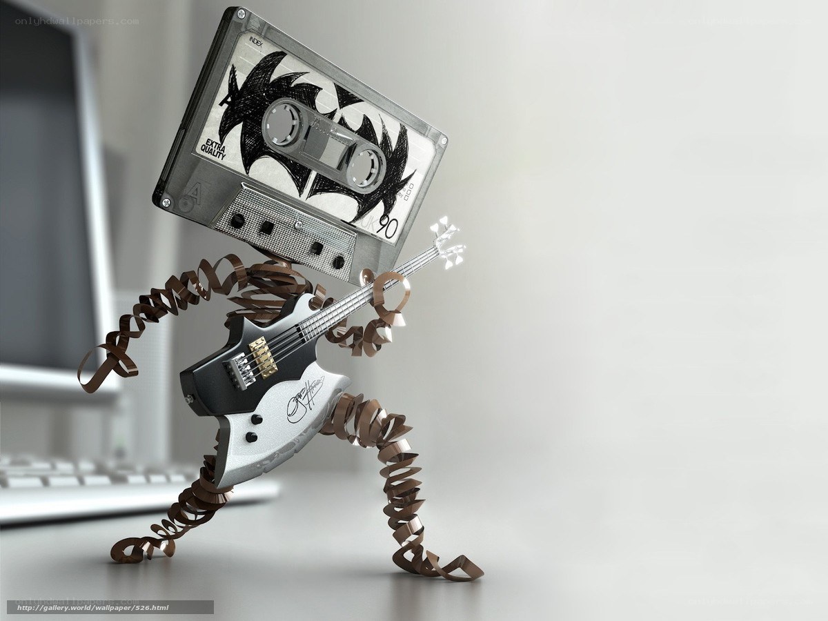 Cassette tape musician