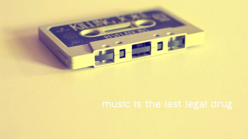 Cassette Tape on Surface