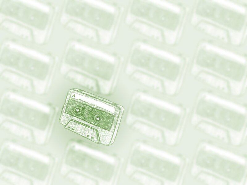 Cassette tape pattern