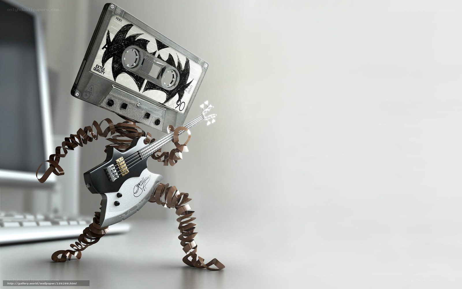 cassette tape robot musician