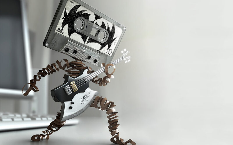 Cassette Tape Robot