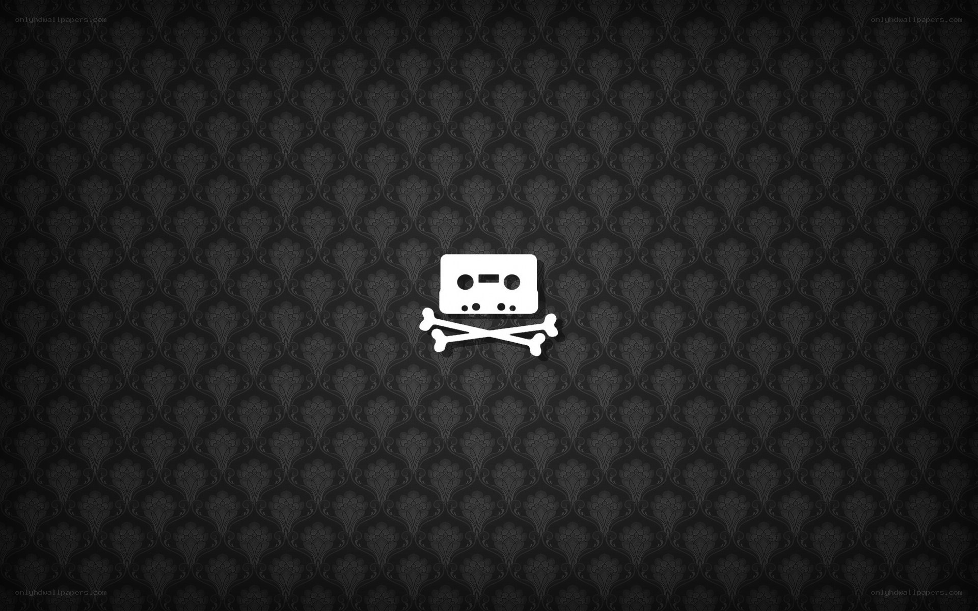 cassette tape skull icon