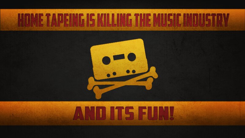 Cassette Tape Skull