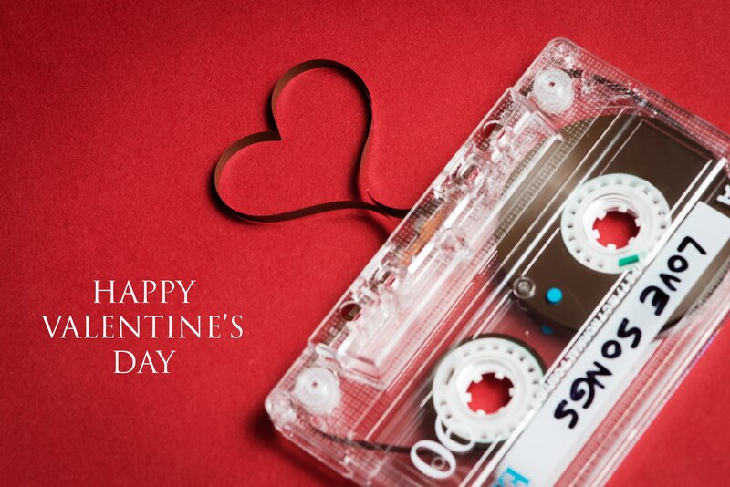 Cassette Tape with Heart
