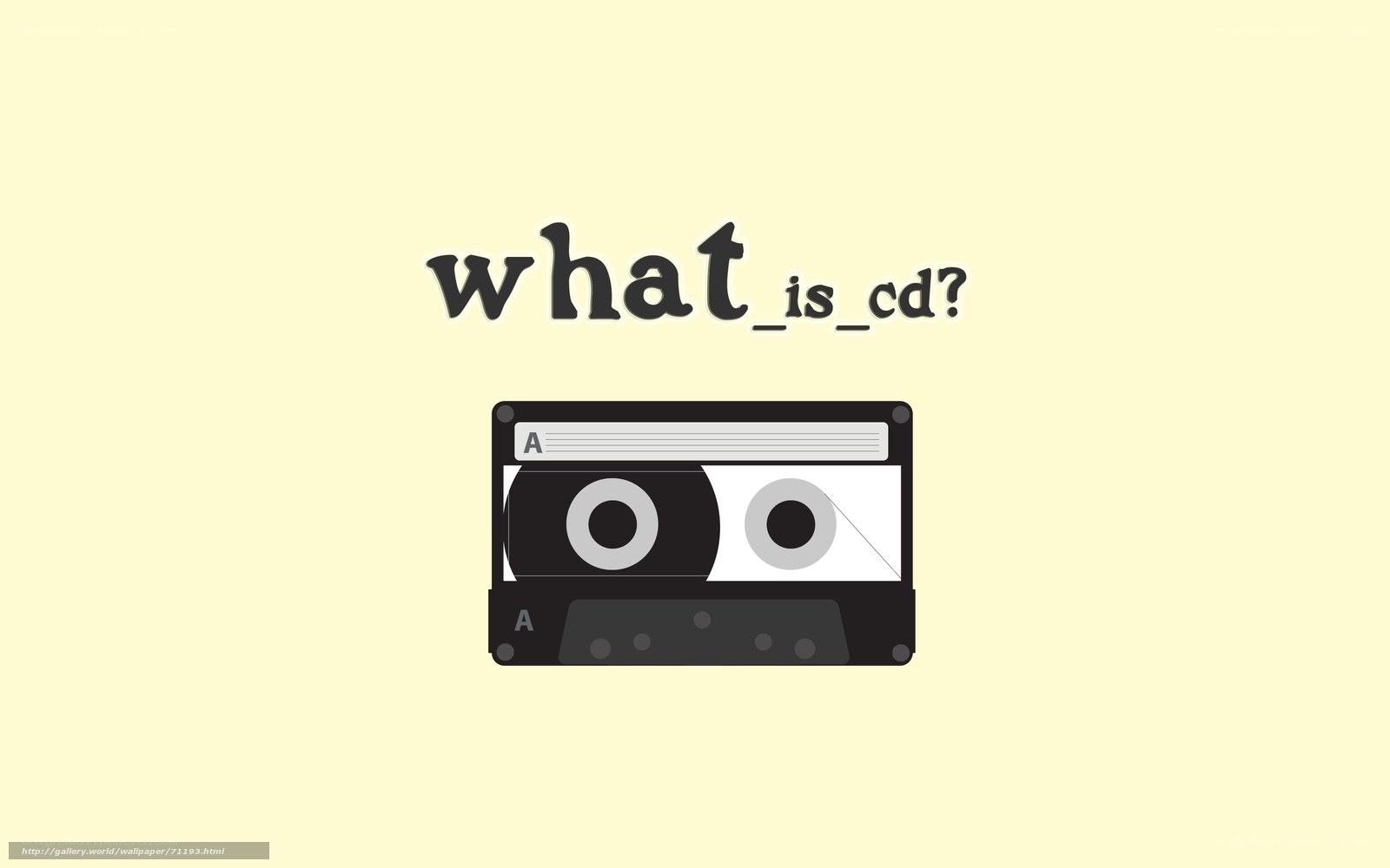 cassette tape with text