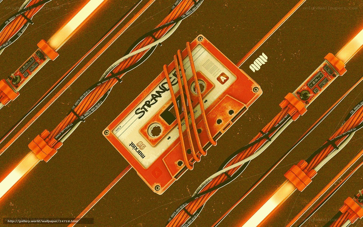 Cassette tape with wires