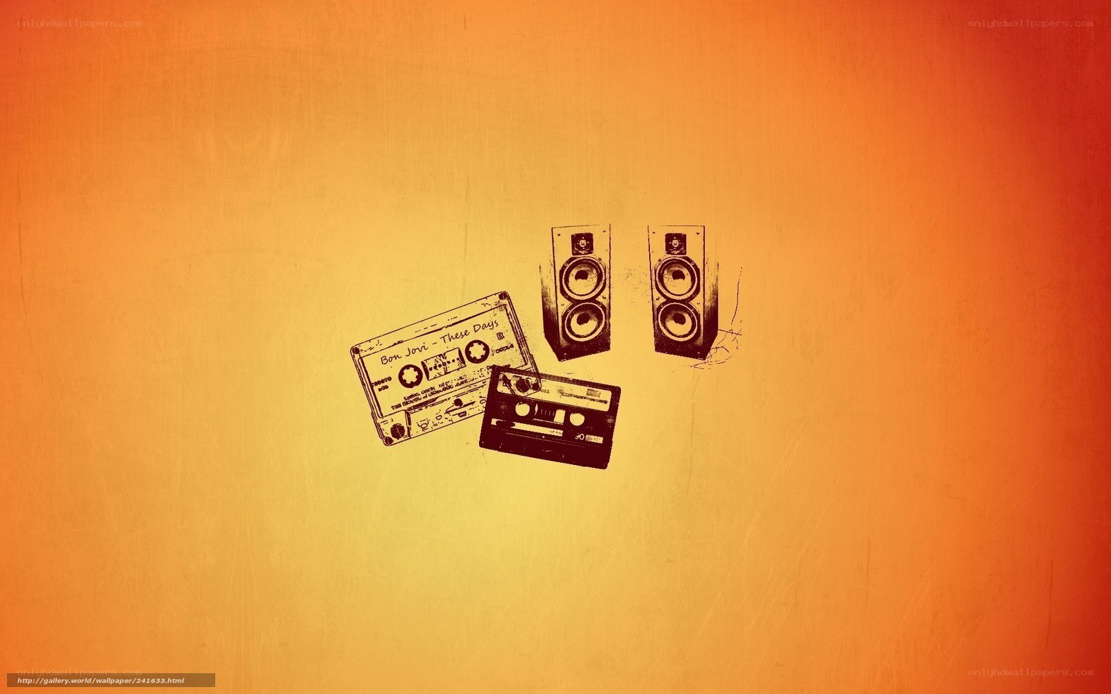 Cassette tapes and speakers