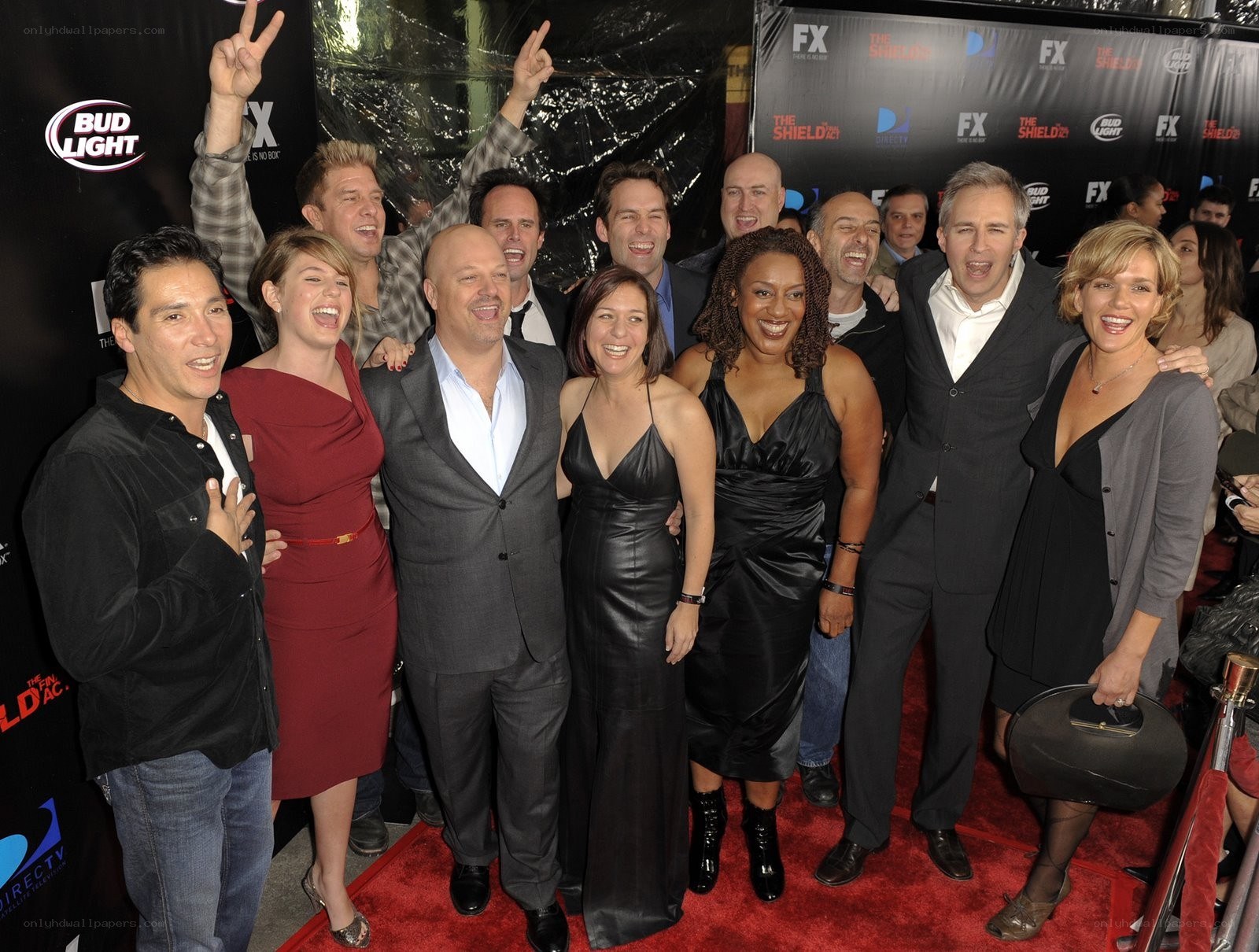 Cast at The Shield premiere