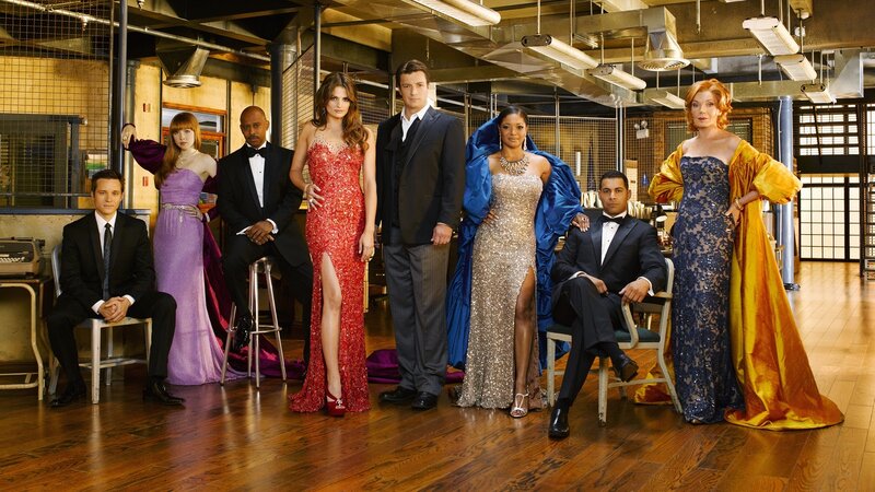 Cast in Formal Wear — Gold