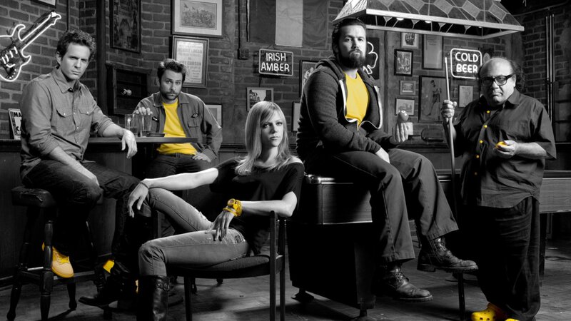 Cast of a comedy show in a bar