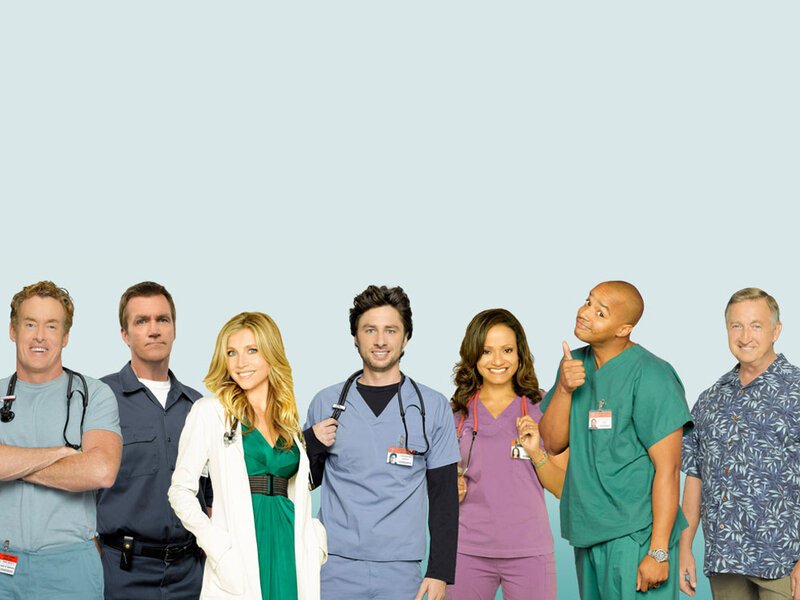 Cast of a medical comedy series