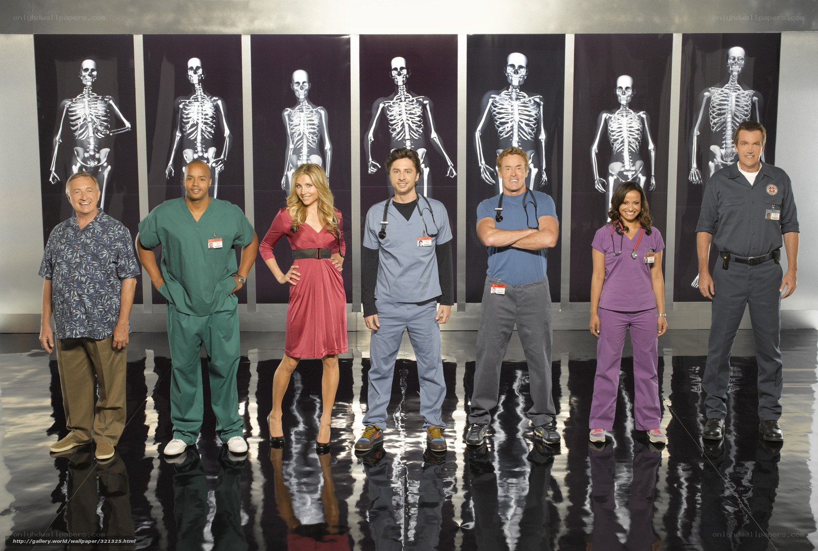 Cast of a medical drama
