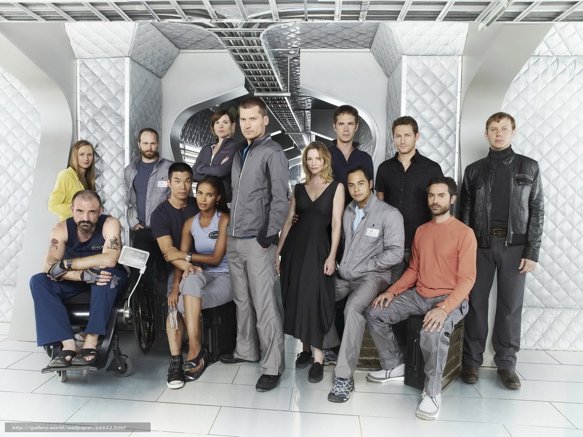 Cast of a sci-fi television series