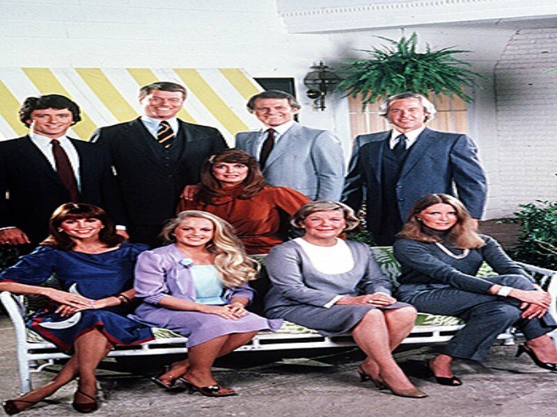 Cast of a Television Show — Blue, Formal